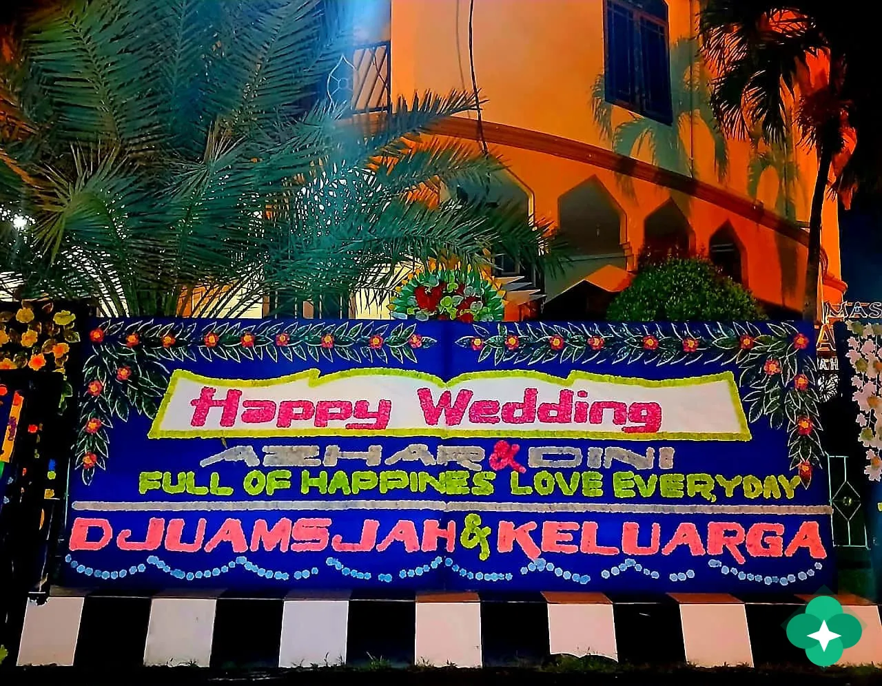 Karangan bunga/papan bunga medan