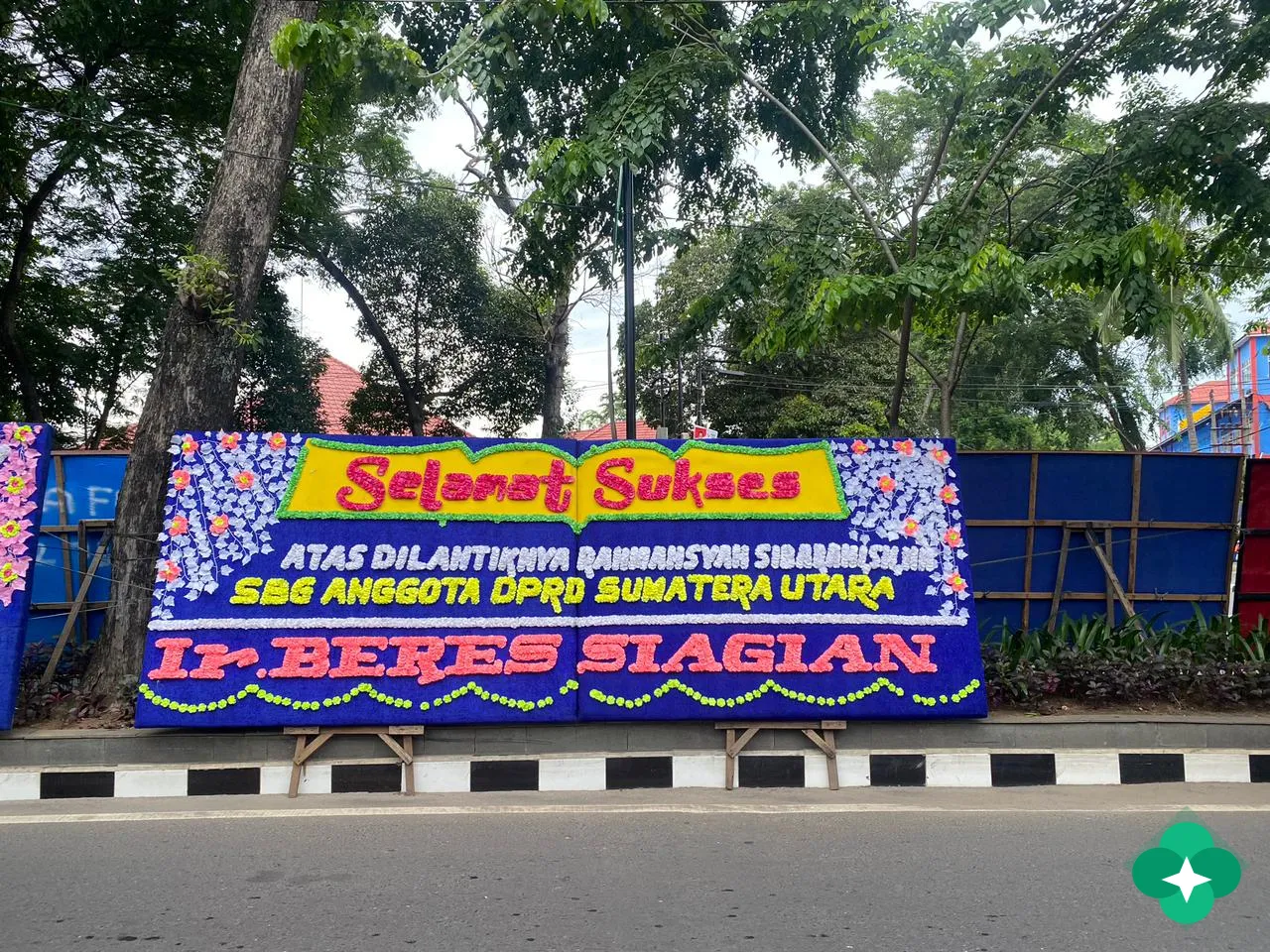 Karangan bunga/papan bunga kota medan